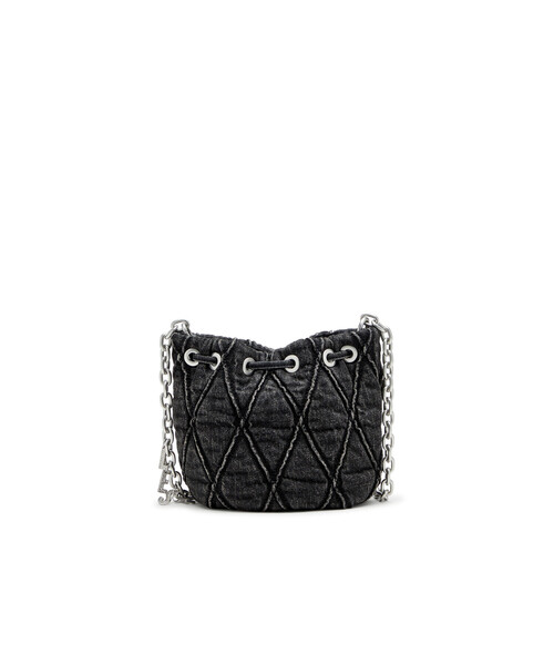 DIESEL(ディーゼル)の「ウィメンズ バケットバッグ S CHARM-D CHARM-D BUCKET S(ショルダーバッグ・レディース・ブラック・UNI)」の7枚目の写真