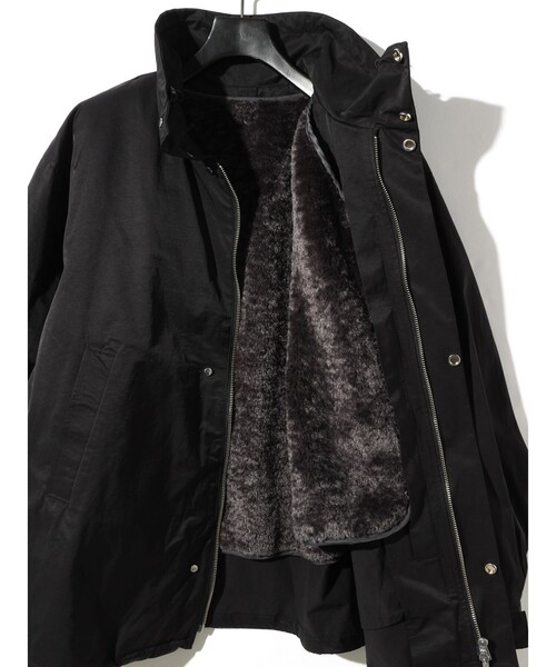 MIDIUMISOLID（ミディウミソリッド）の「MIDIUMISOLID for Ladies ライナー付きコート（その他アウター・レディース・ブラック/ベージュ・FREE）」の21枚目の写真