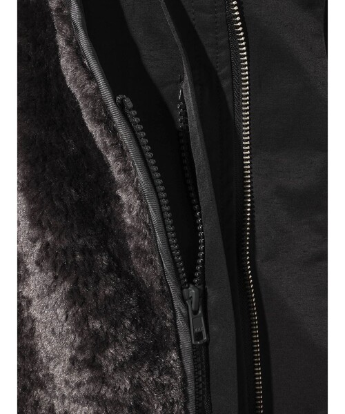 MIDIUMISOLID（ミディウミソリッド）の「MIDIUMISOLID for Ladies ライナー付きコート（その他アウター・レディース・ブラック/ベージュ・FREE）」の22枚目の写真