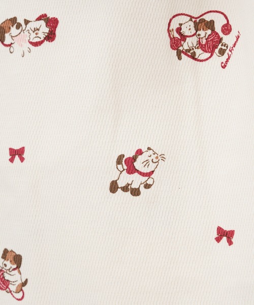 Common Noun(コモン ナウン)の「“CAT”&“DOG” Midori Nakajima サーマルトップス(Tシャツ/カットソー・レディース・オフホワイト/グレー・L/M)」の21枚目の写真