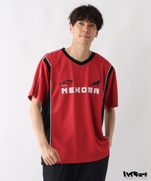 FOUND GOOD（ファウンドグッド）の「ハイキュー!!/ユニフォームT（Tシャツ/カットソー・メンズ・ネイビー/ブラック/ホワイト系5/レッド系5・S/M）」の4枚目の写真