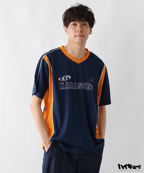 FOUND GOOD（ファウンドグッド）の「ハイキュー!!/ユニフォームT（Tシャツ/カットソー・メンズ・ネイビー/ブラック/ホワイト系5/レッド系5・S/M）」の3枚目の写真