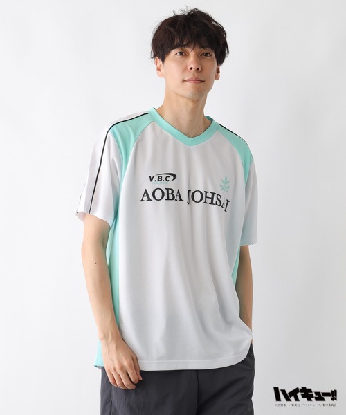FOUND GOOD（ファウンドグッド）の「ハイキュー!!/ユニフォームT（Tシャツ/カットソー・メンズ・ネイビー/ブラック/ホワイト系5/レッド系5・S/M）」の5枚目の写真
