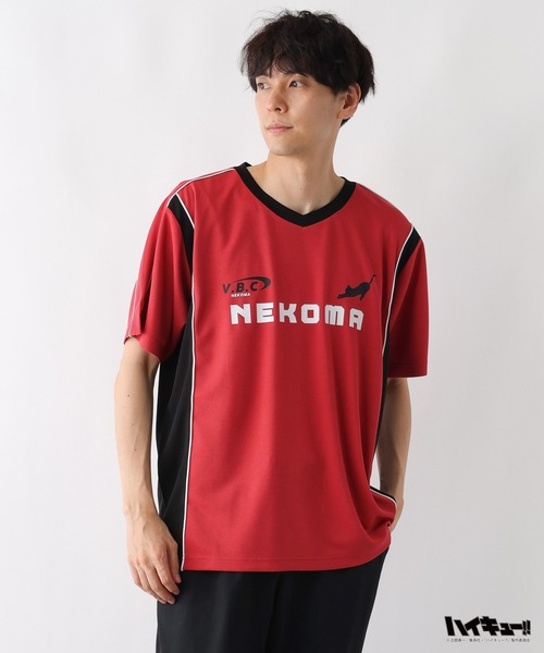 FOUND GOOD（ファウンドグッド）の「ハイキュー!!/ユニフォームT（Tシャツ/カットソー・メンズ・ネイビー/ブラック/ホワイト系5/レッド系5・S/M）」の10枚目の写真