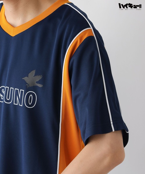 FOUND GOOD（ファウンドグッド）の「ハイキュー!!/ユニフォームT（Tシャツ/カットソー・メンズ・ネイビー/ブラック/ホワイト系5/レッド系5・S/M）」の17枚目の写真