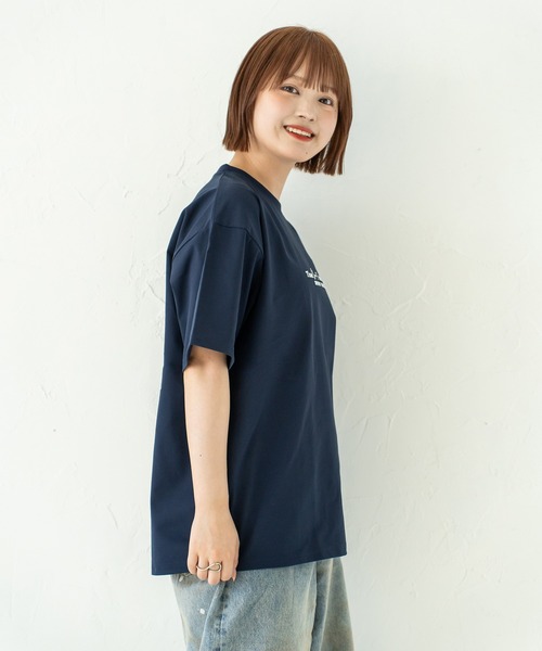 Quash(クアッシュ)の「アニマルロゴ刺繍Tシャツ(Tシャツ/カットソー・メンズ・ネイビー/ホワイト/ホワイト系その他/ブラック・LARGE/MEDIUM)」の15枚目の写真