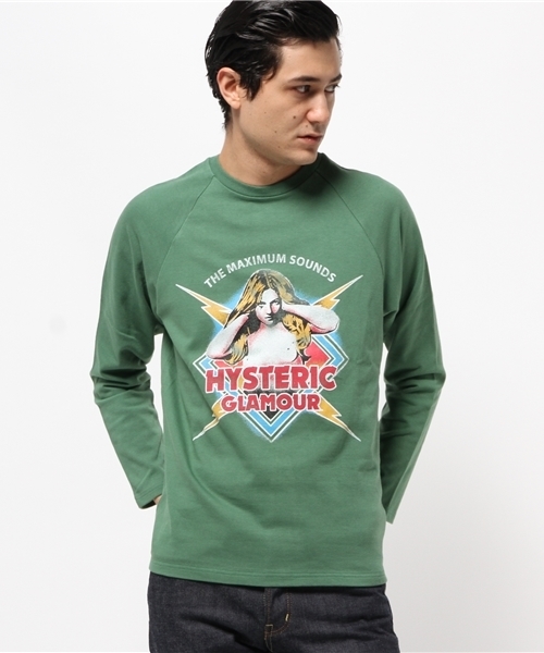 HYSTERIC GLAMOUR ROCKER長袖カットソー タグ付き HYSTERIC GLAMOUR