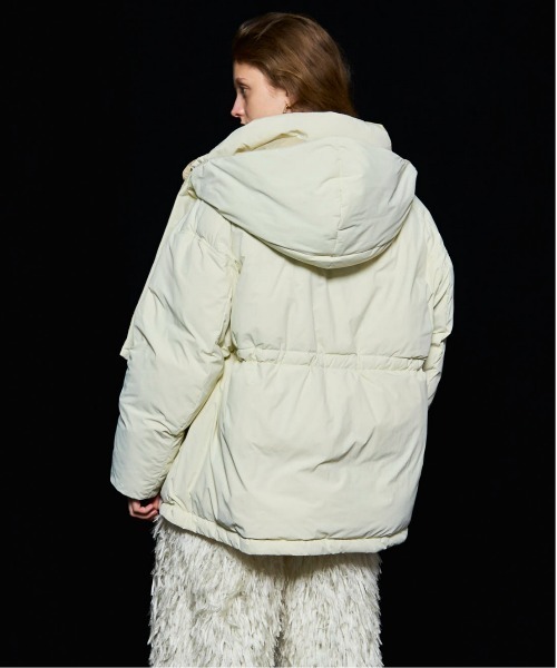25AW PRE-ORDER】Hoodie Scarf Middle Down Coat/フーディ
