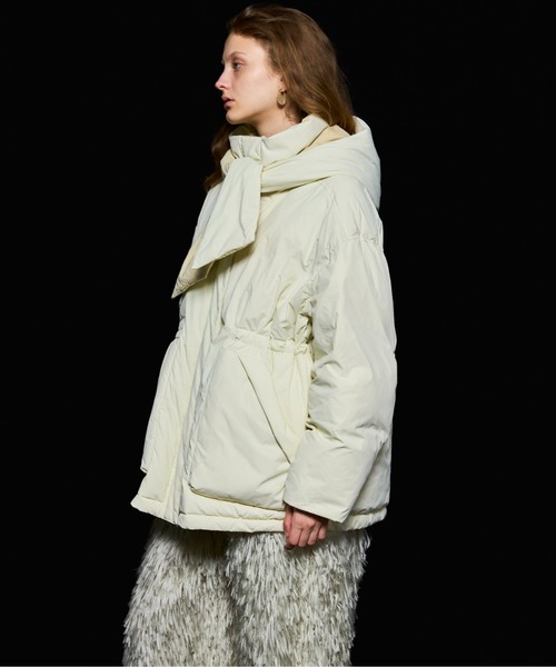 ★CHANEL★美品★ツイード★アルパカ★中綿★ダウン★フーディ★コート LOSUCA ダウンコート ダウンジャケット 2WAYフーディ中綿ミディコート