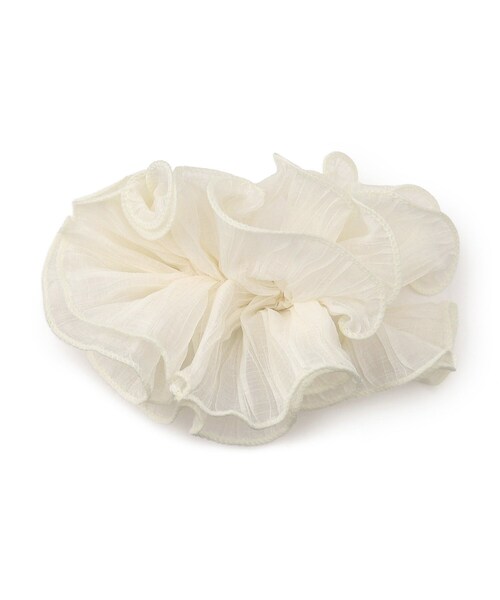 grove（グローブ）の「シフォンバレッタ（その他ヘアアクセサリー・レディース・アイボリー/ブラック・00）」の3枚目の写真