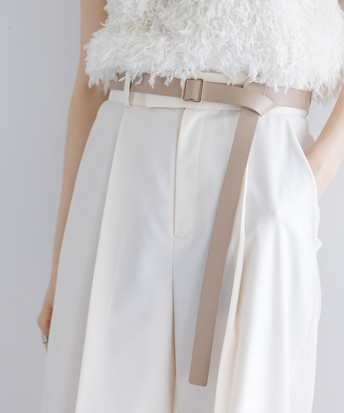 Noble（ノーブル）の「《追加》LEFIJE/レフィエ ロングベルト（ベルト・レディース・ブラック/ベージュ・FREE）」の2枚目の写真