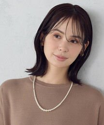 COMME CA ISM（コムサイズム）の「プラスチックパールスライドネックレス（ネックレス）」