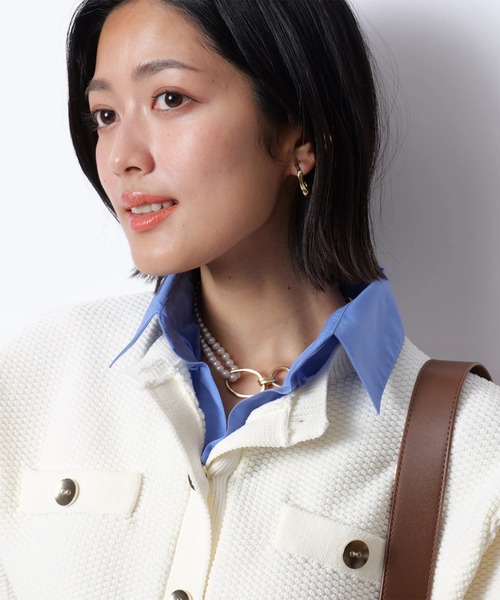 衿付きカノコカーデ