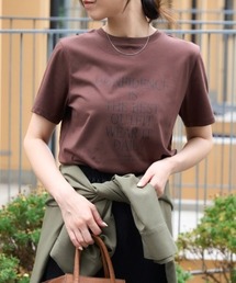 メッセージフロントロゴ 半袖サイロTシャツ/コットンTシャツ