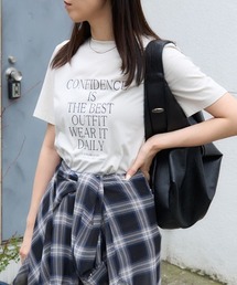 TRIANGLE PALETTE（トライアングルパレット）の「メッセージフロントロゴ 半袖サイロTシャツ/コットンTシャツ（Tシャツ/カットソー）」
