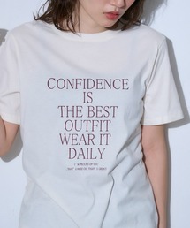 メッセージフロントロゴ 半袖サイロTシャツ/コットンTシャツ