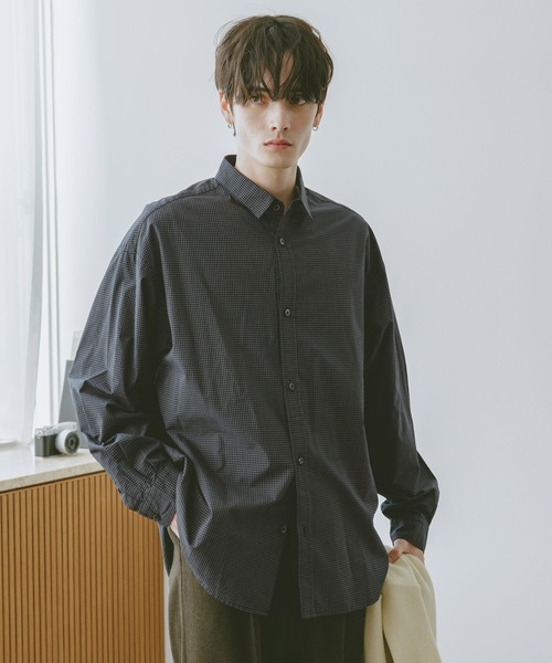 RAGEBLUE(レイジブルー)の「チェック柄ブロードシャツ(シャツ/ブラウス・メンズ・ブラウン系その他/グリーン系その他/ブラック系その他・SMALL/LARGE/MEDIUM)」の2枚目の写真