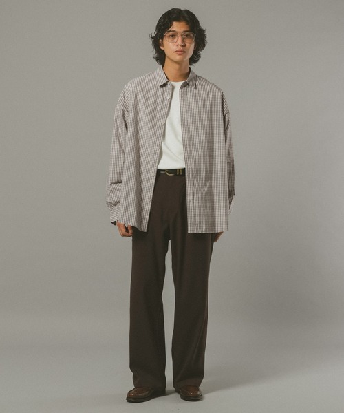 RAGEBLUE(レイジブルー)の「チェック柄ブロードシャツ(シャツ/ブラウス・メンズ・ブラウン系その他/グリーン系その他/ブラック系その他・SMALL/LARGE/MEDIUM)」の8枚目の写真