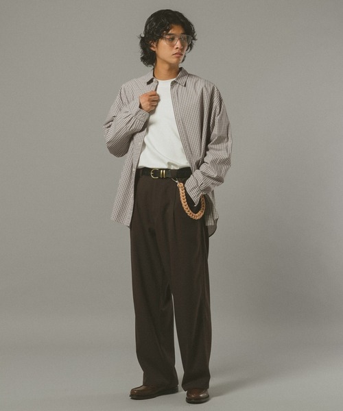 RAGEBLUE(レイジブルー)の「チェック柄ブロードシャツ(シャツ/ブラウス・メンズ・ブラウン系その他/グリーン系その他/ブラック系その他・SMALL/LARGE/MEDIUM)」の10枚目の写真