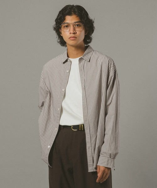 RAGEBLUE(レイジブルー)の「チェック柄ブロードシャツ(シャツ/ブラウス・メンズ・ブラウン系その他/グリーン系その他/ブラック系その他・SMALL/LARGE/MEDIUM)」の11枚目の写真