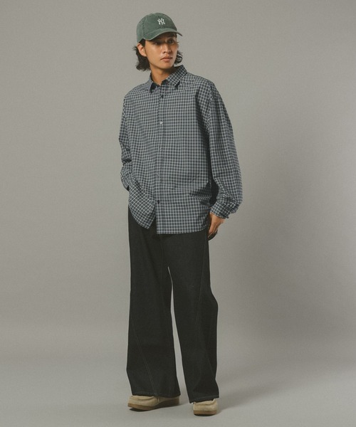 RAGEBLUE(レイジブルー)の「チェック柄ブロードシャツ(シャツ/ブラウス・メンズ・ブラウン系その他/グリーン系その他/ブラック系その他・SMALL/LARGE/MEDIUM)」の14枚目の写真