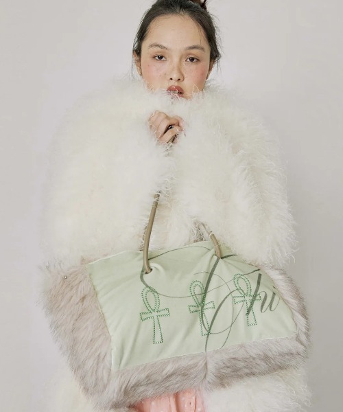 Fluffy Slouch Velvet Bag（ショルダーバッグ）｜SCULPTOR（スカルプ 