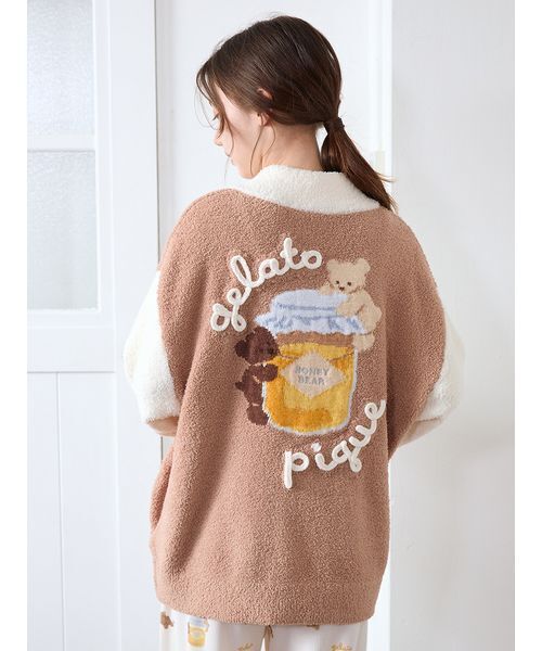 gelato pique ジェラートピケ　ベビモコはちみつベアピケジャン　新品 ベビモコはちみつベアピケジャン（ルームウェア/パジャマ