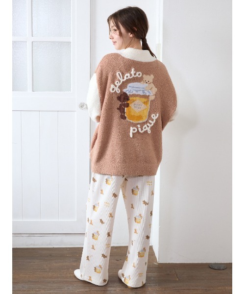 gelato pique ジェラートピケ ベビモコはちみつベアピケジャン 新品 ベビモコはちみつベアピケジャン（ルームウェア/パジャマ