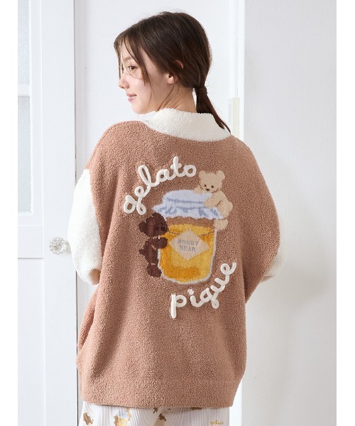 gelato pique（ジェラートピケ）の「ベビモコはちみつベアピケジャン
