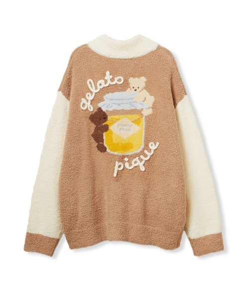gelato pique（ジェラートピケ）の「ベビモコはちみつベアピケジャン