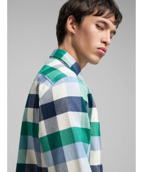 REPLAY(リプレイ)の「マルチカラーフランネルチェックシャツ(シャツ/ブラウス・メンズ・グリーン系・SMALL/X-LARGE/LARGE/MEDIUM)」の6枚目の写真