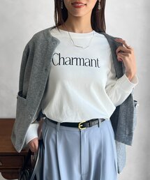 Chez toi | 【撥水加工】トリケアロゴプリントロンT(Tシャツ/カットソー)