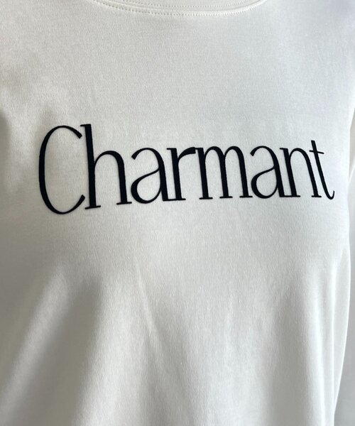 Chez toi(シェトワ)の「【撥水加工】トリケアロゴプリントロンT(Tシャツ/カットソー・レディース・オフホワイト/グレー/ブラック/グレイッシュベージュ・FREE)」の15枚目の写真