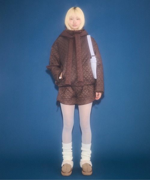 FEKETE（フェケテ）の「floral quilted shorts / 花柄キルティングショートパンツ（その他パンツ・レディース・アイボリー/イエロー/ブラウン・MEDIUM/SMALL/LARGE）」の10枚目の写真