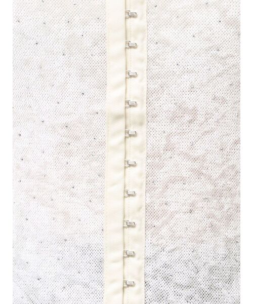 LAGUNAMOON（ラグナムーン）の「2WAYシアーベロアホックデザイントップス（Tシャツ/カットソー・レディース・アイボリー/ブラック/ブラウン・FREE）」の5枚目の写真