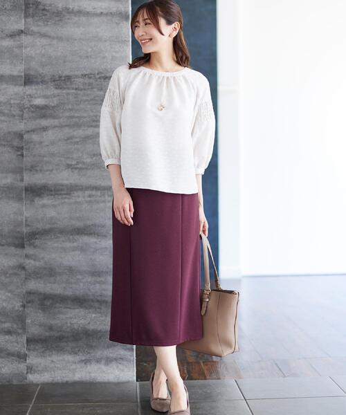 Reflect（リフレクト）の「【WEB先行カラーあり／たっぷり収納！／通勤におすすめ】’25秋冬毎日バッグ（トートバッグ・レディース・ブラック/ブラウン系/ダークブラウン/ピンク・00）」の6枚目の写真