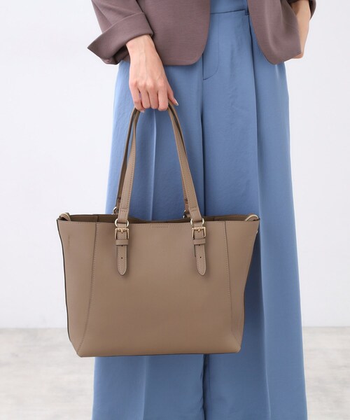 Reflect（リフレクト）の「【WEB先行カラーあり／たっぷり収納！／通勤におすすめ】’25秋冬毎日バッグ（トートバッグ・レディース・ブラック/ブラウン系/ダークブラウン/ピンク・00）」の12枚目の写真