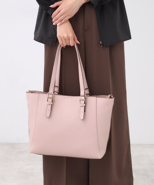 Reflect（リフレクト）の「【WEB先行カラーあり／たっぷり収納！／通勤におすすめ】’25秋冬毎日バッグ（トートバッグ・レディース・ブラック/ブラウン系/ダークブラウン/ピンク・00）」の20枚目の写真