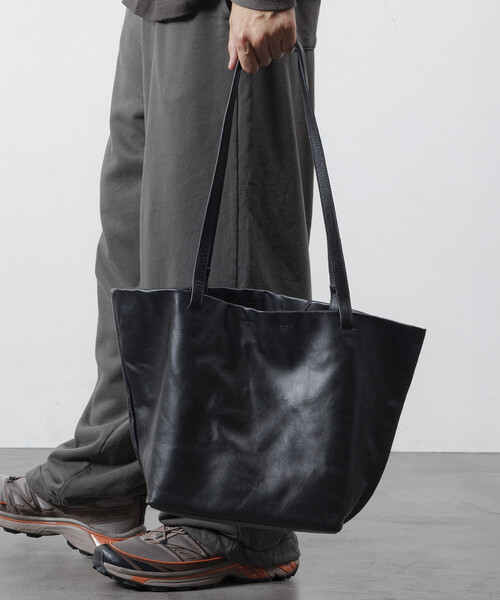 セール】Firsthand/ファーストハンド Leather Tote Bag / 舟形トート 