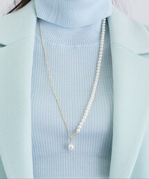 INDIVI | パール調バイカラーネックレス(ネックレス)