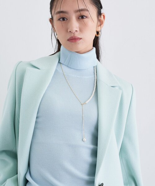 INDIVI（インディヴィ）の「パール調バイカラーネックレス（ネックレス・レディース・ゴールド系4・00）」の9枚目の写真