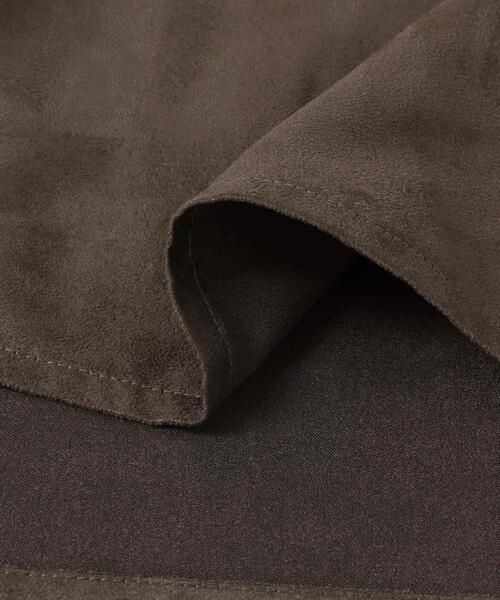 URBAN RESEARCH（アーバンリサーチ）の「スエードライクルーズシャツ（シャツ/ブラウス・レディース・ベージュ/ブラウン・FREE）」の3枚目の写真