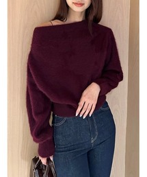 フラメンコ トップス ワインレッド Vネック　新品未使用 フラメンコ トップス ワインレッド Vネック 新品未使用