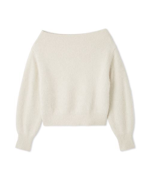 フォックスアルパカオフショルプルオーバー（ニット/セーター