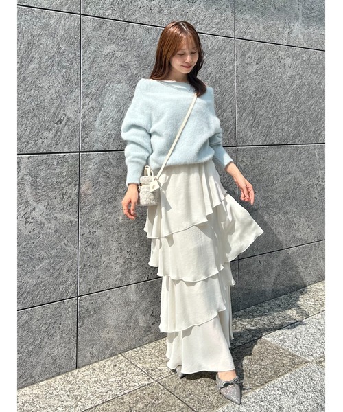 Snidel フォックスアルパカオフショルプルオーバー フォックスアルパカオフショルプルオーバー(ニット)｜トップス