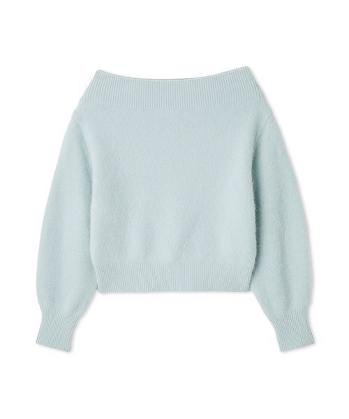 フォックスアルパカオフショルプルオーバー（ニット/セーター