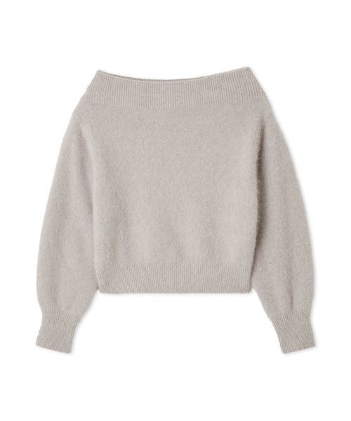 フォックスアルパカオフショルプルオーバー（ニット/セーター