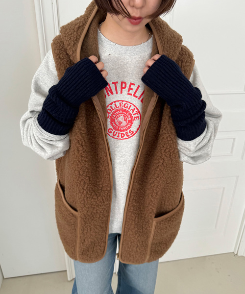 追加》COLD BREAKER/コールドブレーカー SLOBE別注 ボアベスト 9244