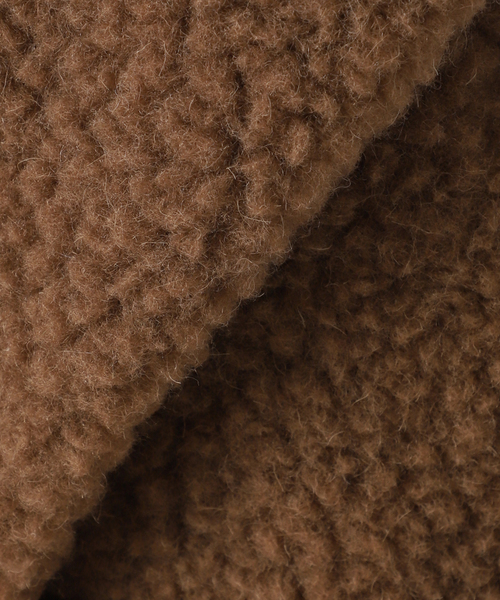 COLD BREAKER（コールドブレーカー）の「《追加》COLD BREAKER/コールドブレーカー SLOBE別注 ボアベスト 9244-SLOBE（その他アウター・レディース・キャメル/ブラック・FREE）」の8枚目の写真