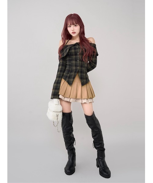 Darich(ダーリッチ)の「ソフトレザーニーハイブーツ(ブーツ・レディース・ブラック/レッド・M/S/XL/L/XS)」の19枚目の写真